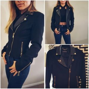 Black Jacket with golden zippers